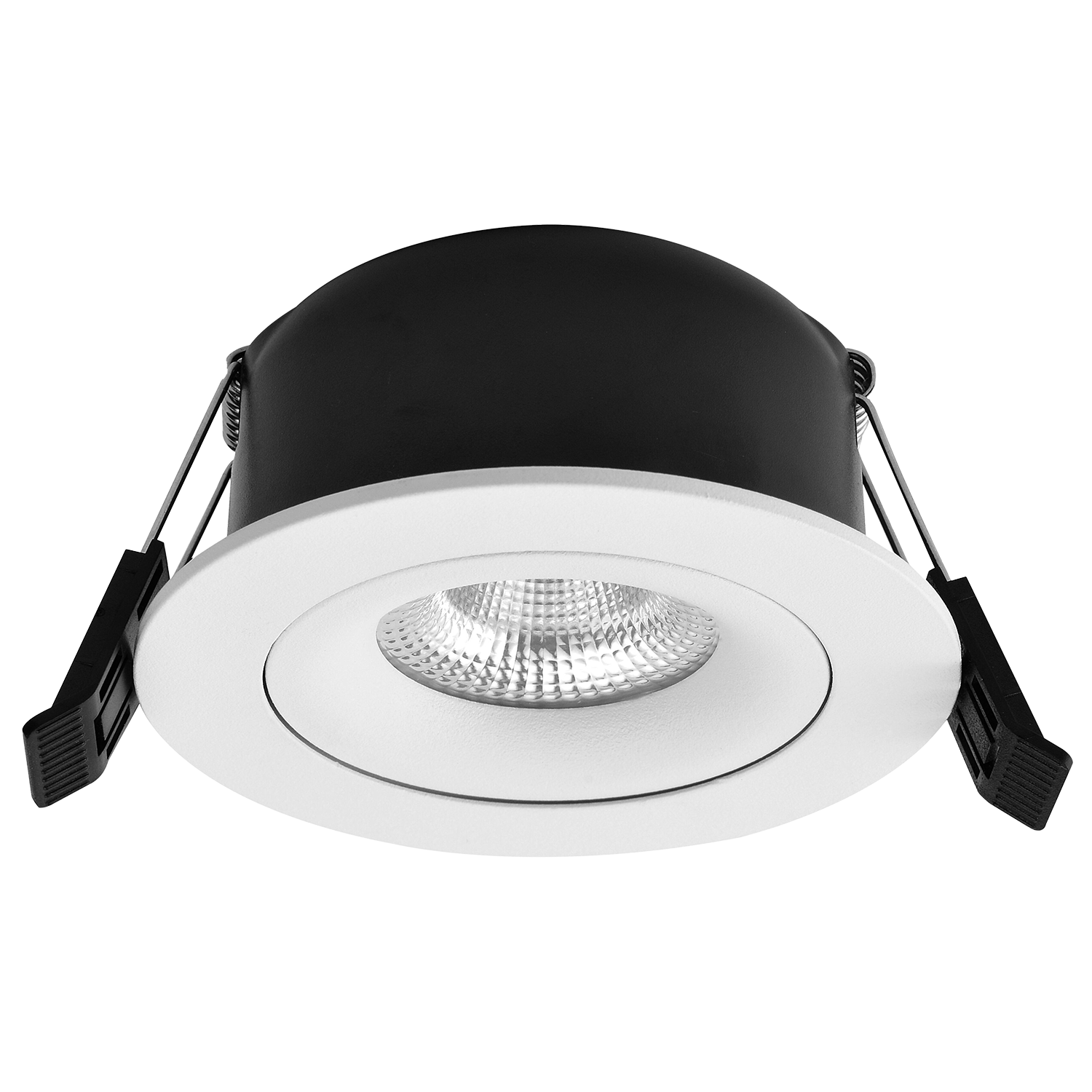 Tigrus tiltbar downlight IsoSafe IP44, hvit