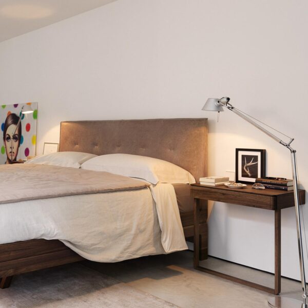 Artemide Tolomeo lese-/gulvlampe, aluminium