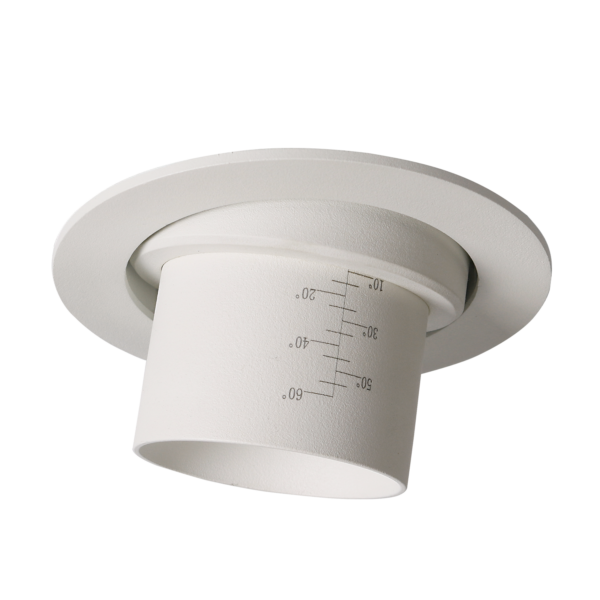Zoom innfelt spotlight, hvit