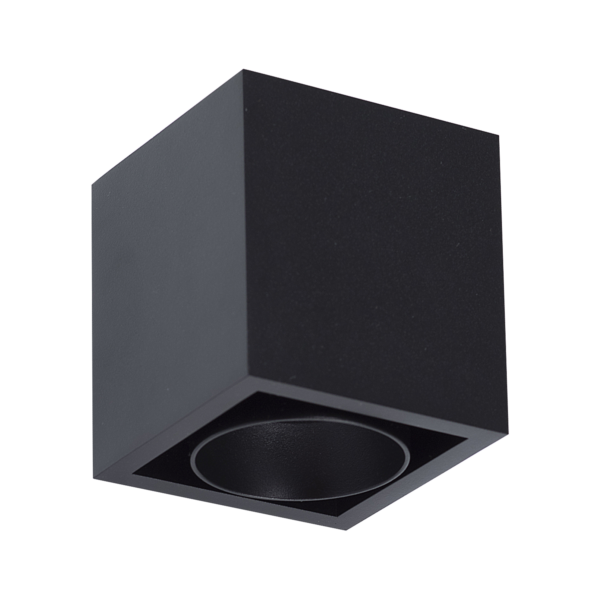 Kappa utenpåliggende downlight, hvit/sort